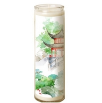 Bougie en verre – Japon Zen