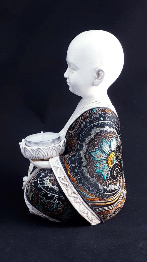 Statuette - Petit moine bougeoir – Image 2