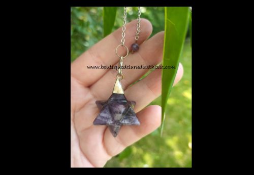 Pendule Merkabah Améthyste – Image 3