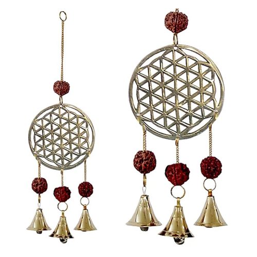 Carillon Fleur de Vie avec Rudraksha – Image 2