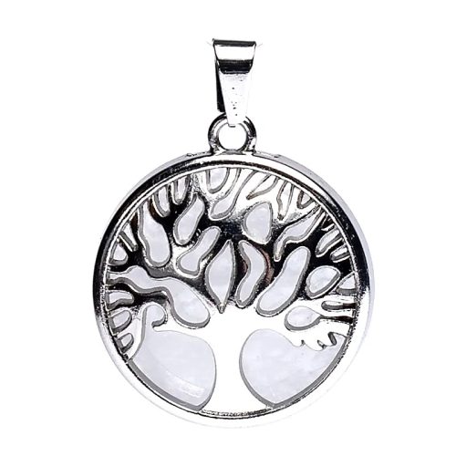 Pendentif Arbre de vie et Cristal de roche – Image 2