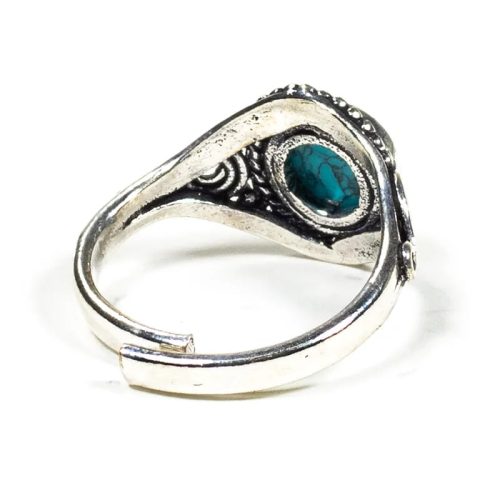 Bague Ethnique Turquoise – Image 3