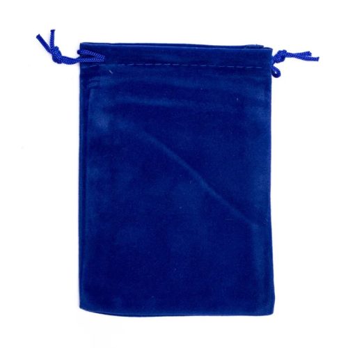 Pochette velours bleu – Image 3