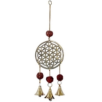 Carillon Fleur de Vie avec Rudraksha