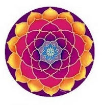 Adhésif Mandala Lotus d’Or