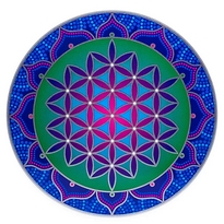 Adhésif Fleur de Vie Sacrée