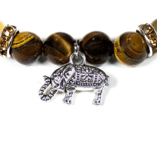 Bracelet Oeil de Tigre et Quartz Rutile – Image 3