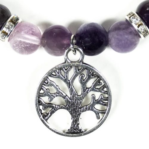 Bracelet Fluorite et Améthyste – Image 3