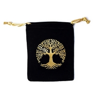 Pochette velours Arbre de Vie